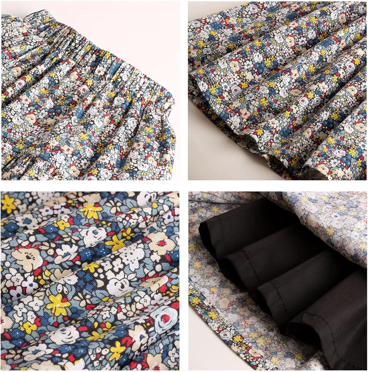 Floral Long Skirt for Girls Toddler & Kids & Teens II Girl's A-Line Maxi Skirts