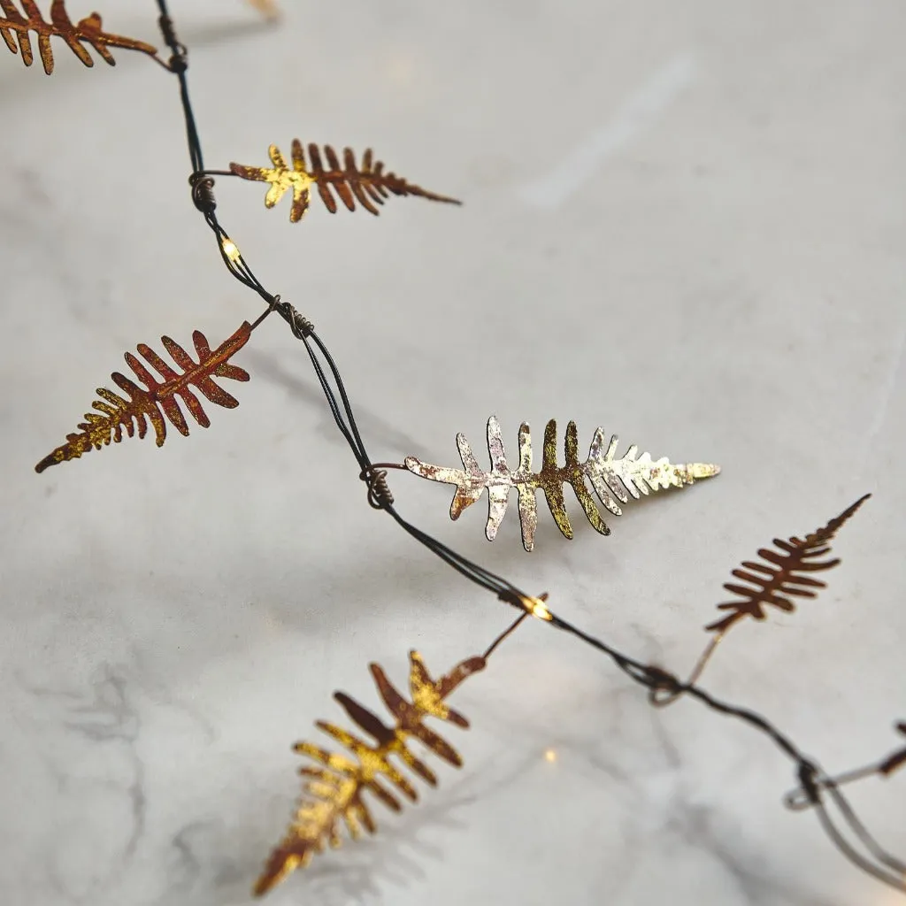 Gold Fern String Lights 1.8m