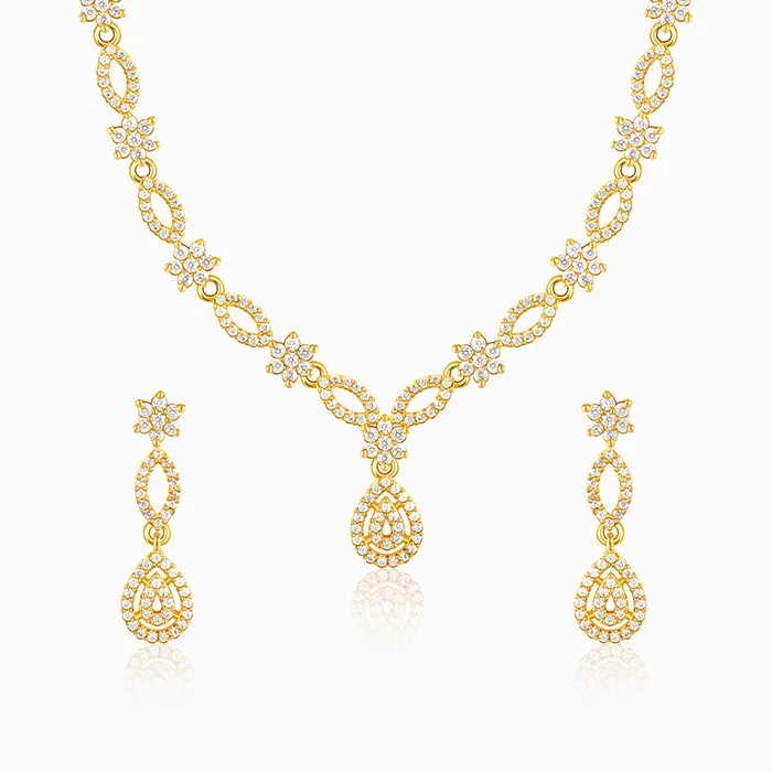 Golden Zircon Shine Elegant Set