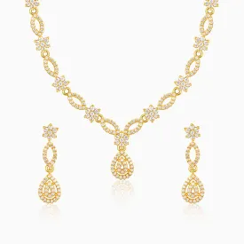 Golden Zircon Shine Elegant Set