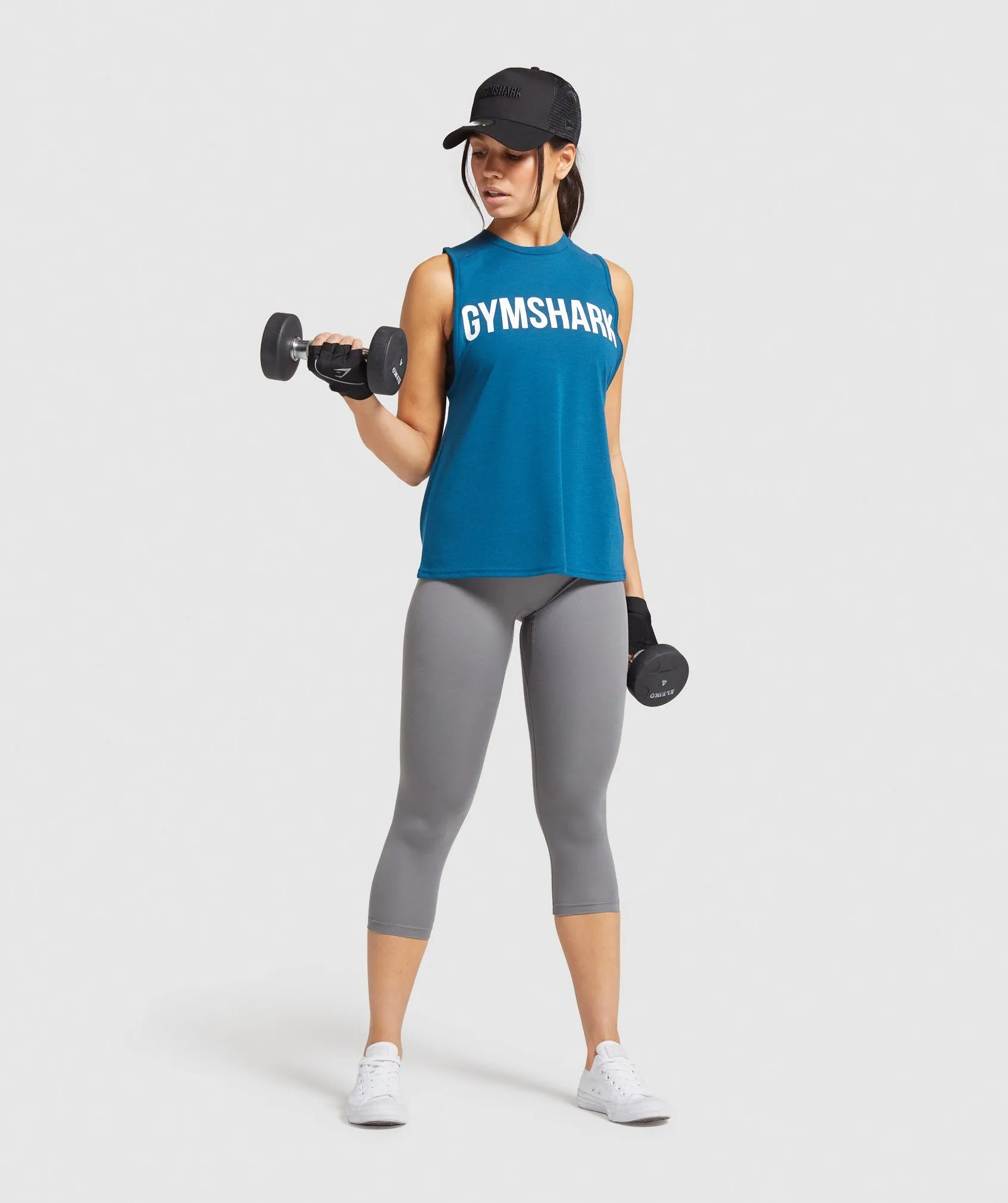 Gymshark Training Oversized Tank - Teal