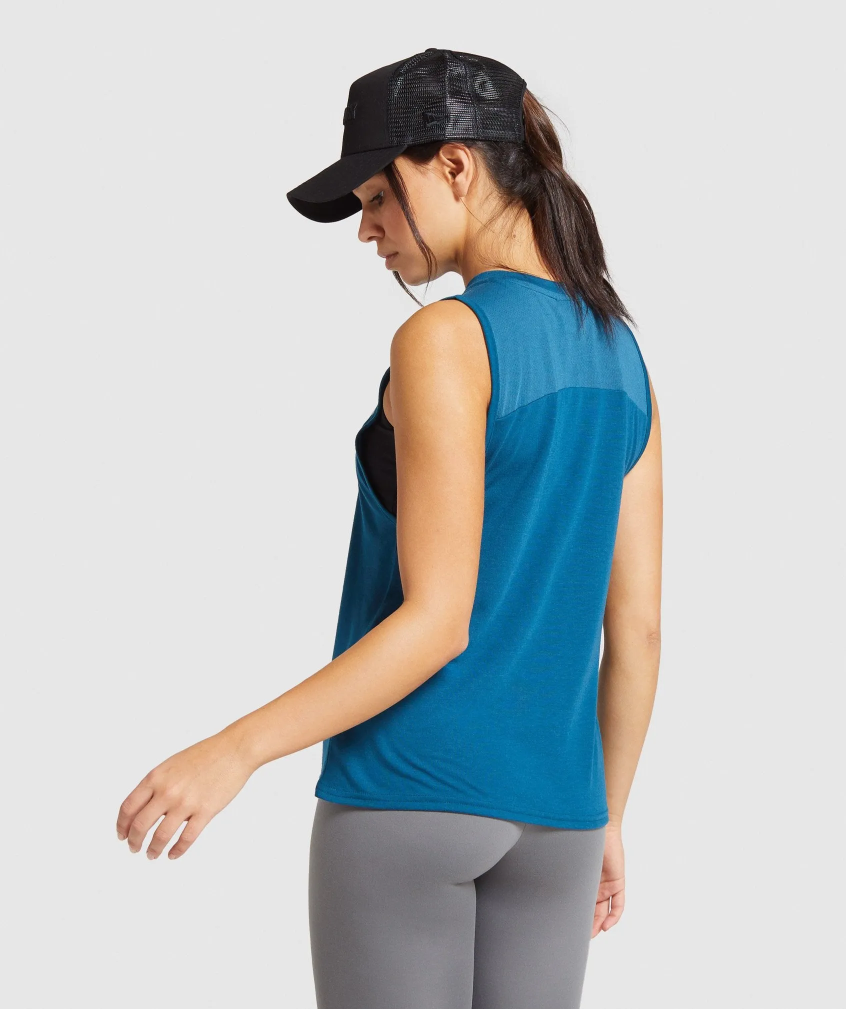 Gymshark Training Oversized Tank - Teal