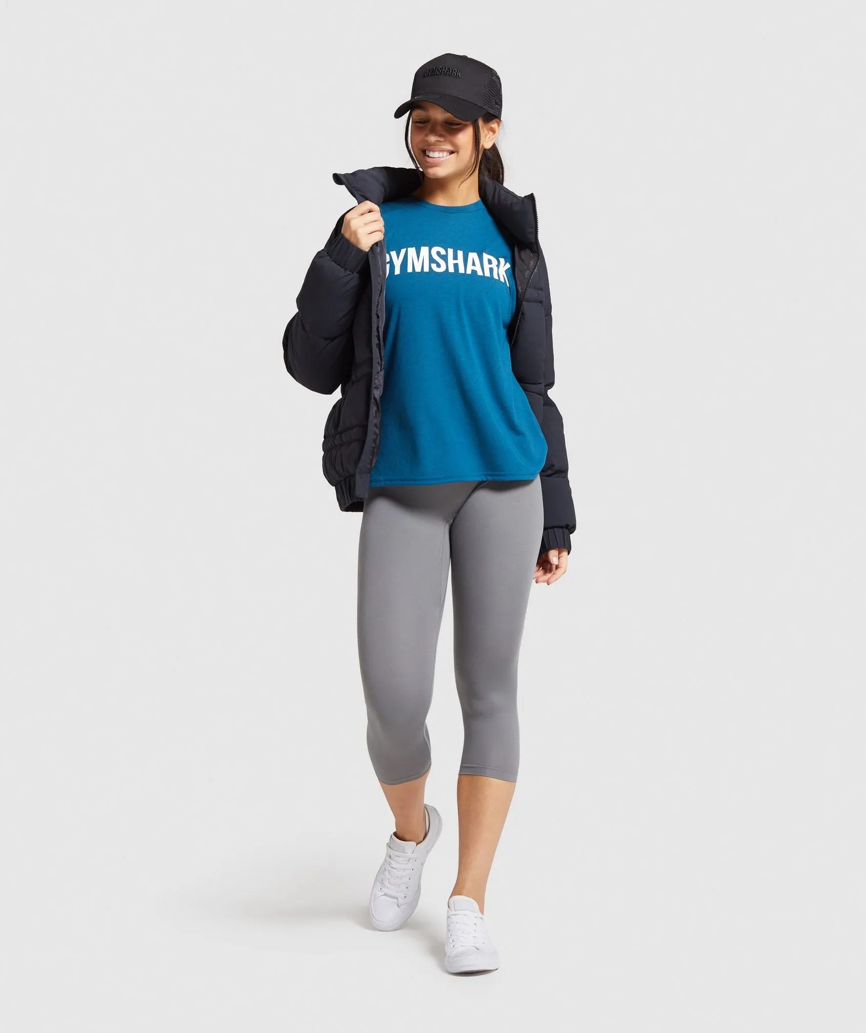 Gymshark Training Oversized Tank - Teal