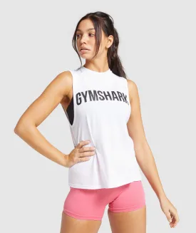 Gymshark Training Oversized Tank - White