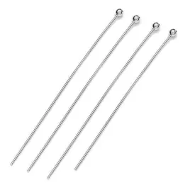Headpins i sterlingsølv med 1,8 mm kugle, 50x0,65 mm