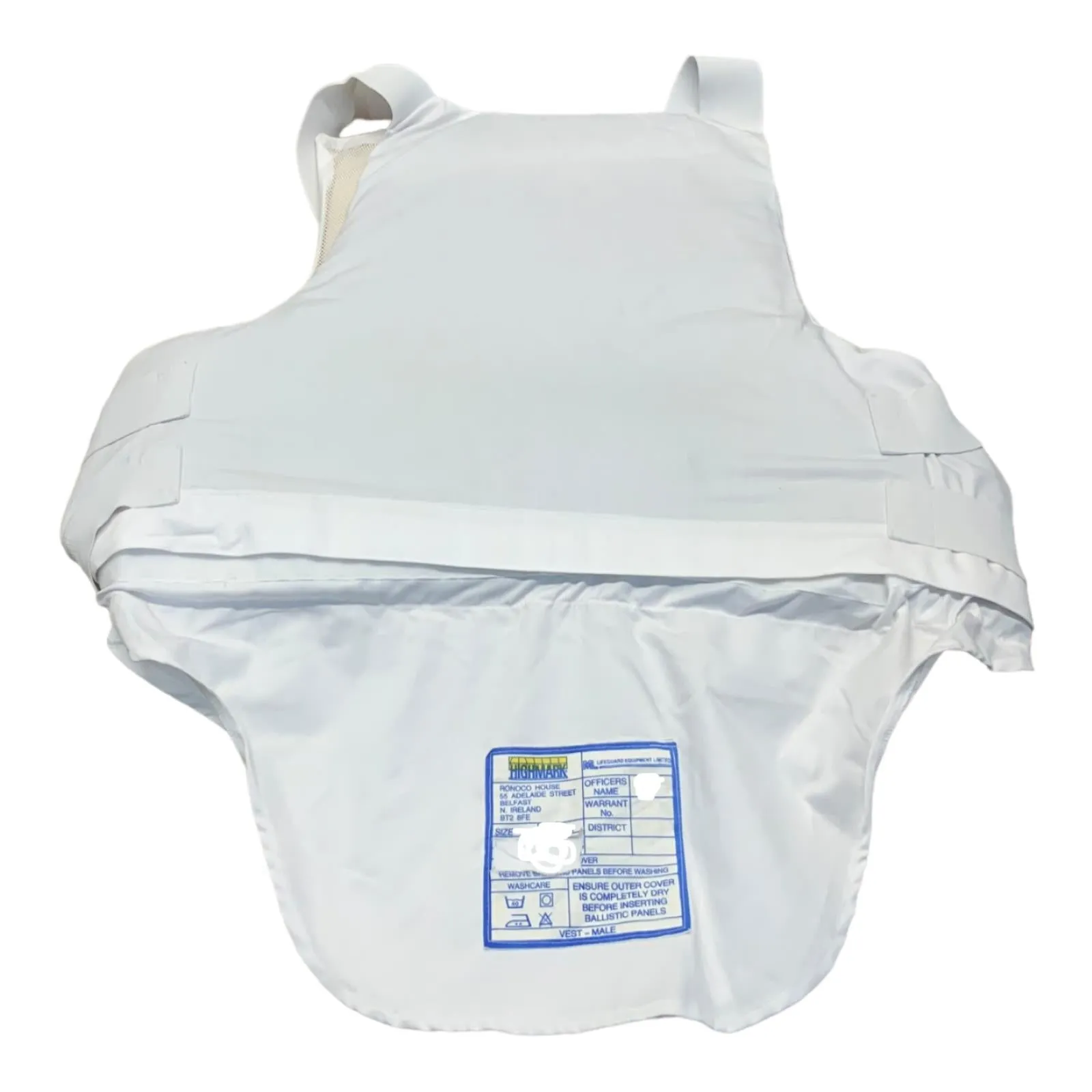Highmark White Covert Body Armour Ballistic Stab Vest L/XT OA526B