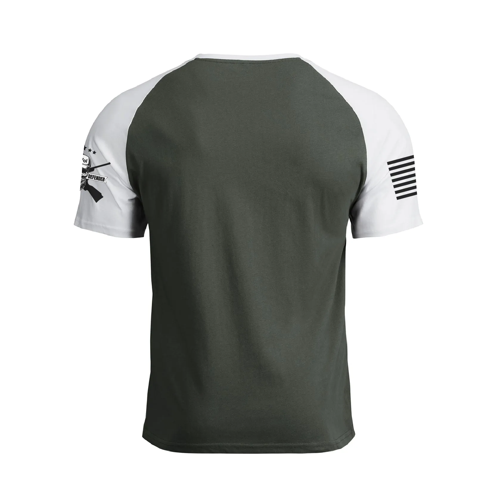 I AM BROKEN 100% COTTON RAGLAN GRAPHIC TEE