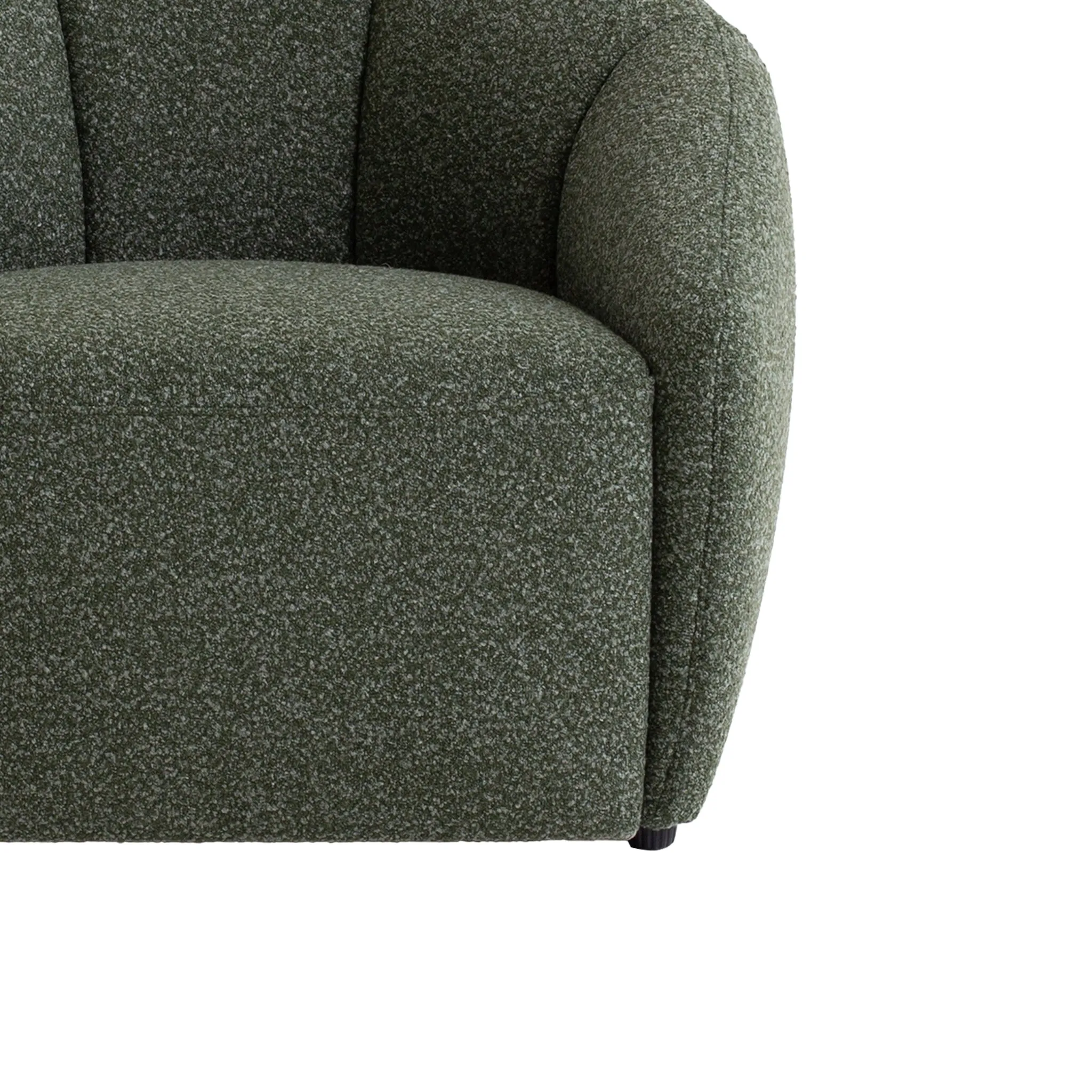 Kaja Fabric Armchair - Marsh Green
