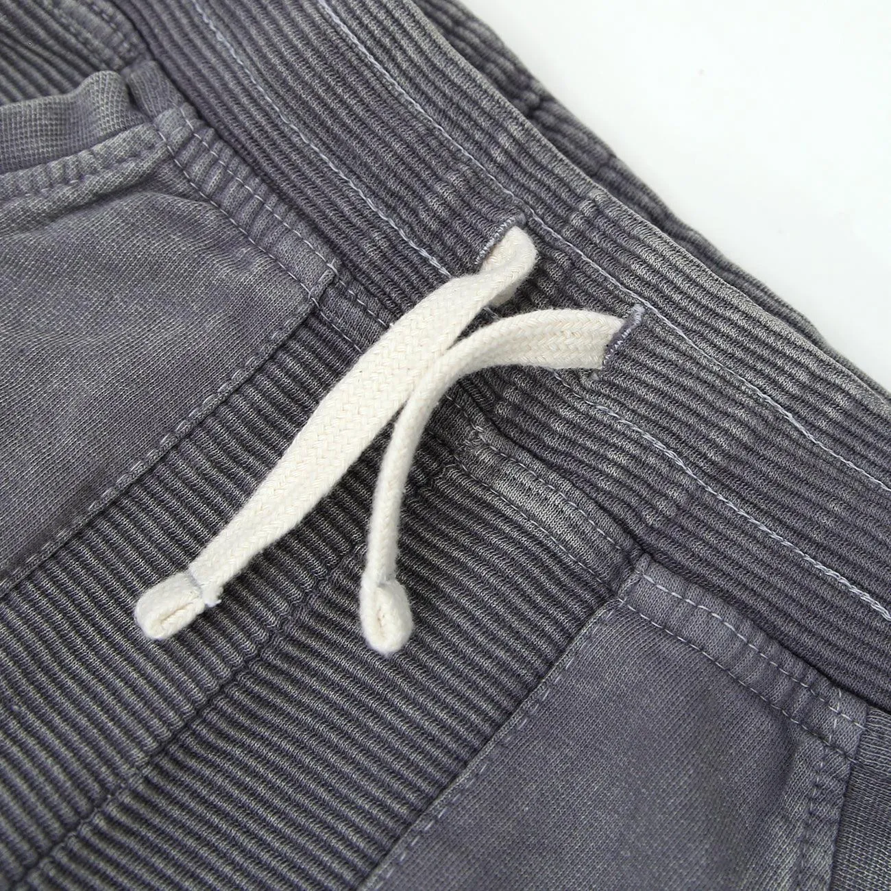 Kids Dark Gray Ottoman Soft Cotton Short (YO-11662)