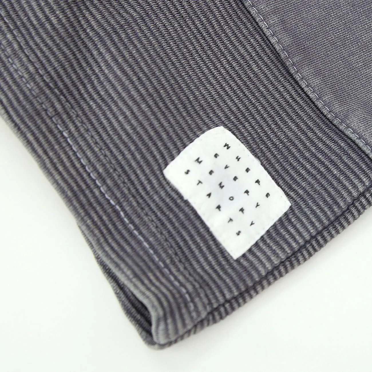 Kids Dark Gray Ottoman Soft Cotton Short (YO-11662)