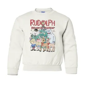 Kids 'Vintage Rudolph' Crewneck Sweatshirt