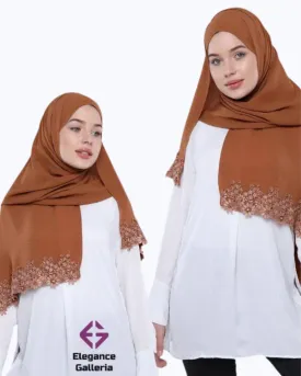 Lace Flower Hijab