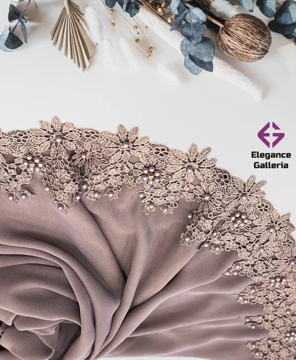Lace Flower Hijab