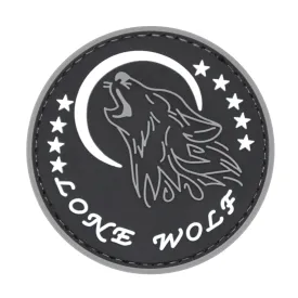 Lone Wolf 3D Patch Black/Gray