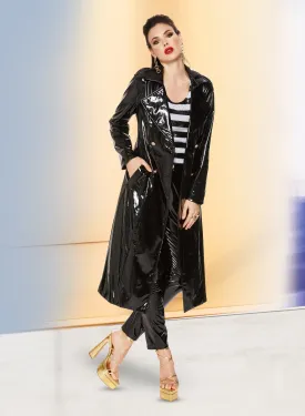 Love the Queen 17502J Faux Patent Leather Jacket