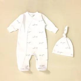 Love You ♥ White Layette Set
