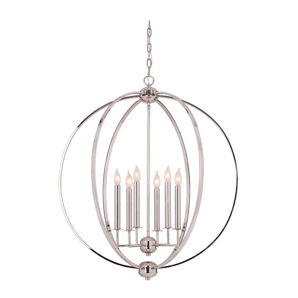 Lucille Six Light Chandelier