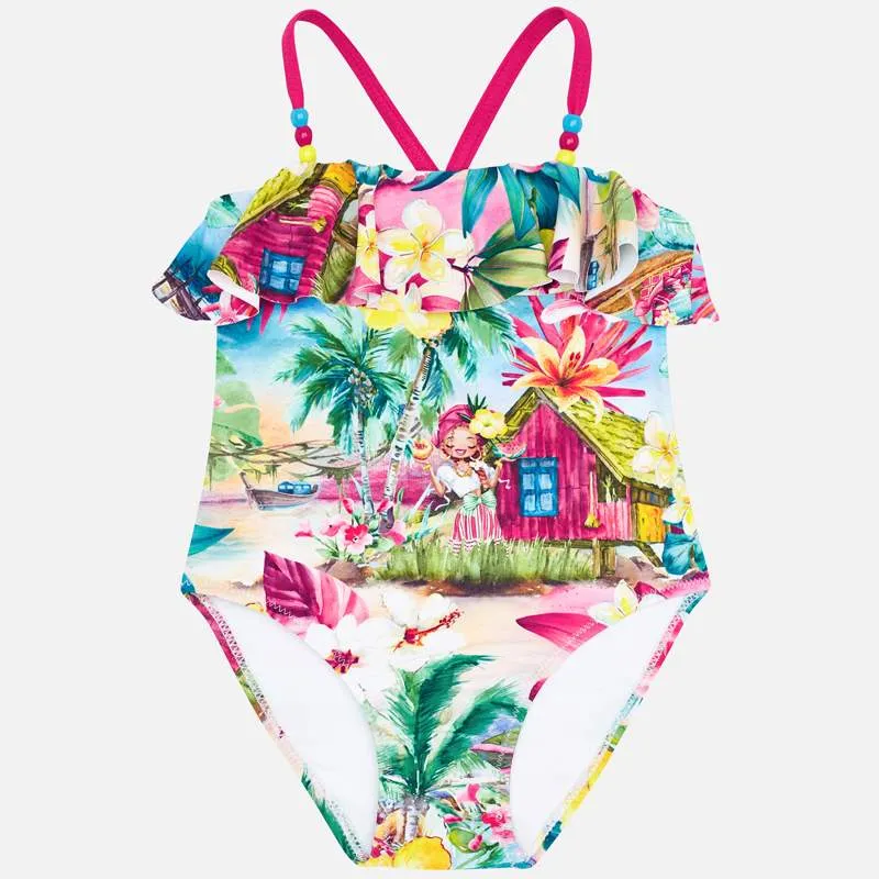 Mayoral Printed Swimsuit