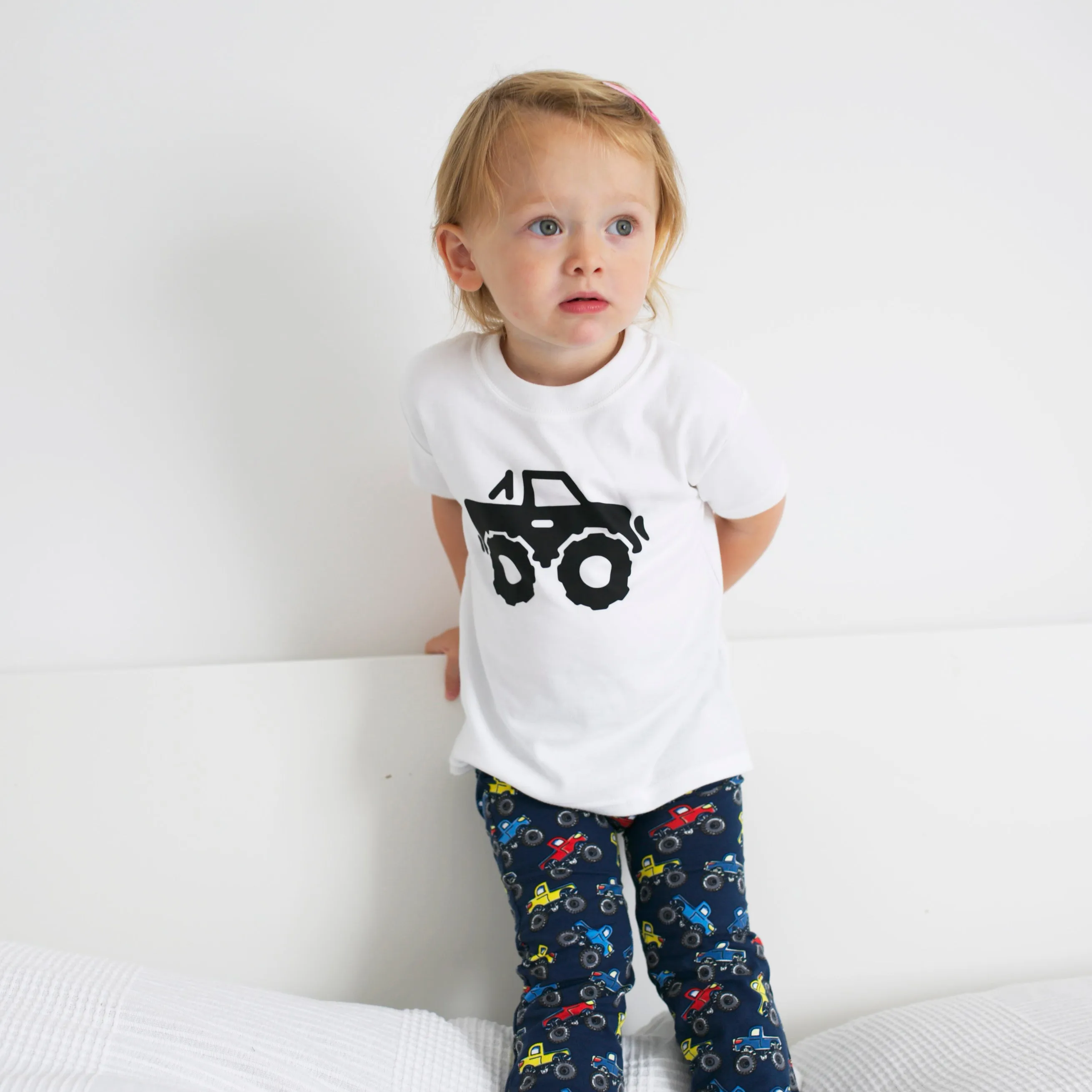 Monster Truck Print Leggings