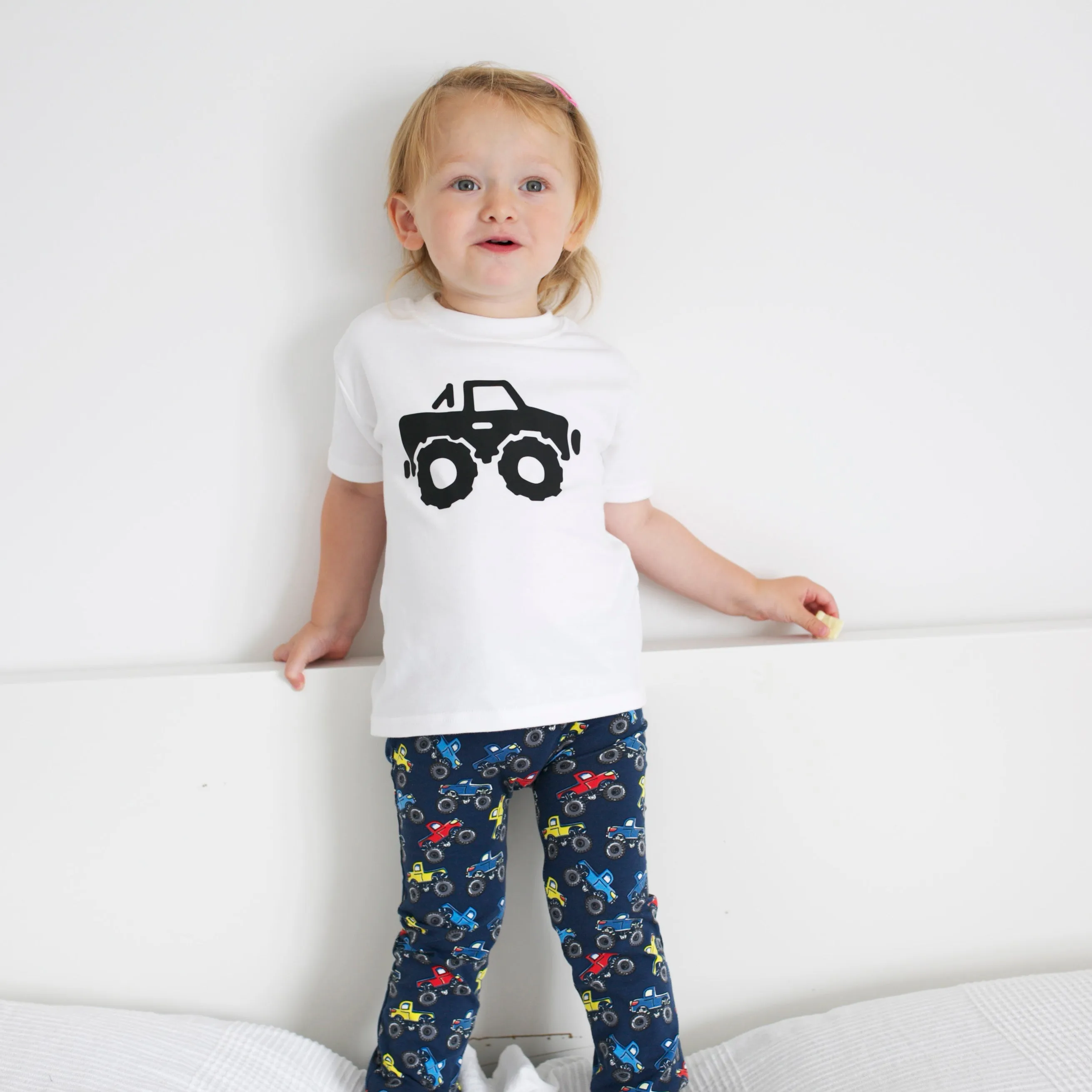 Monster Truck Print Leggings