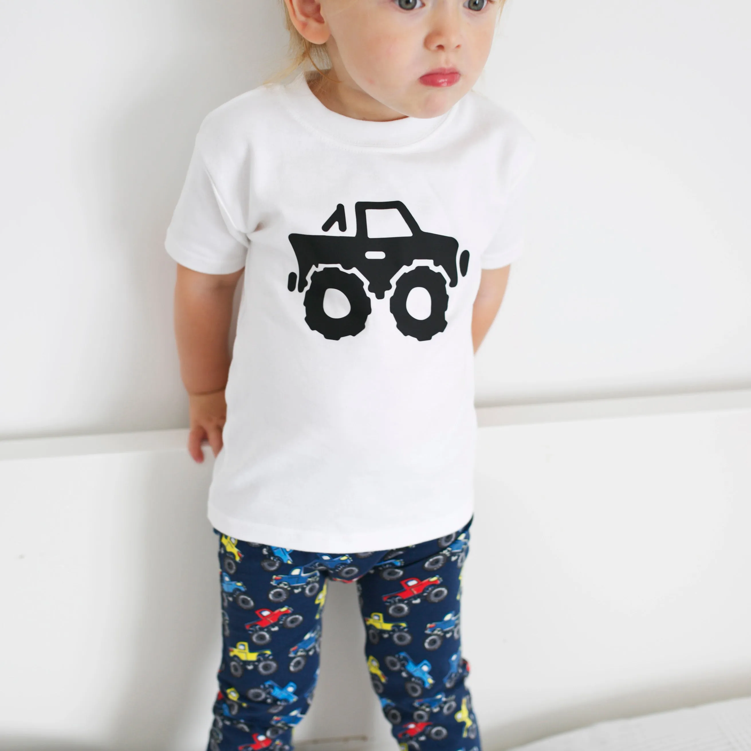 Monster Truck Print Leggings