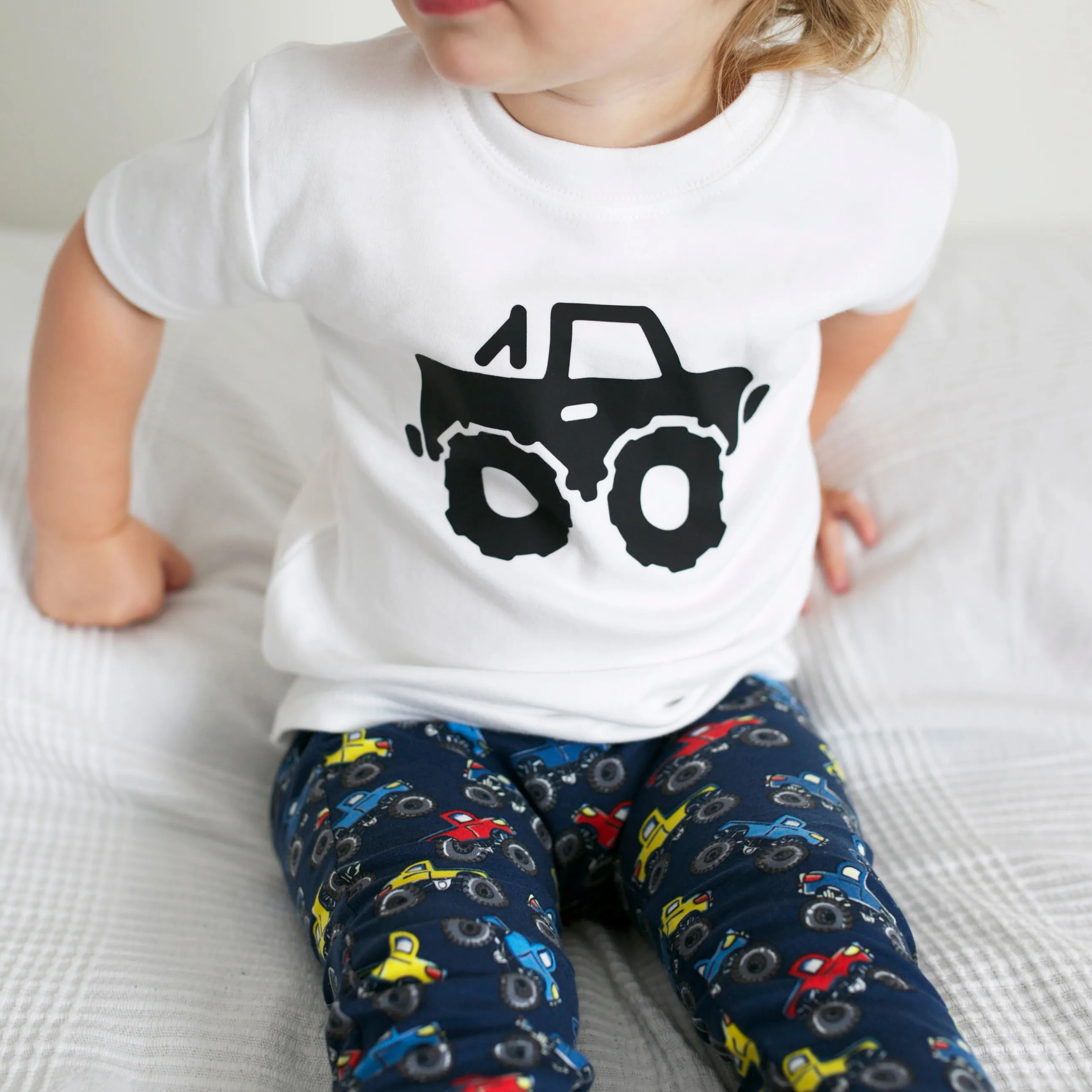 Monster Truck Print Leggings