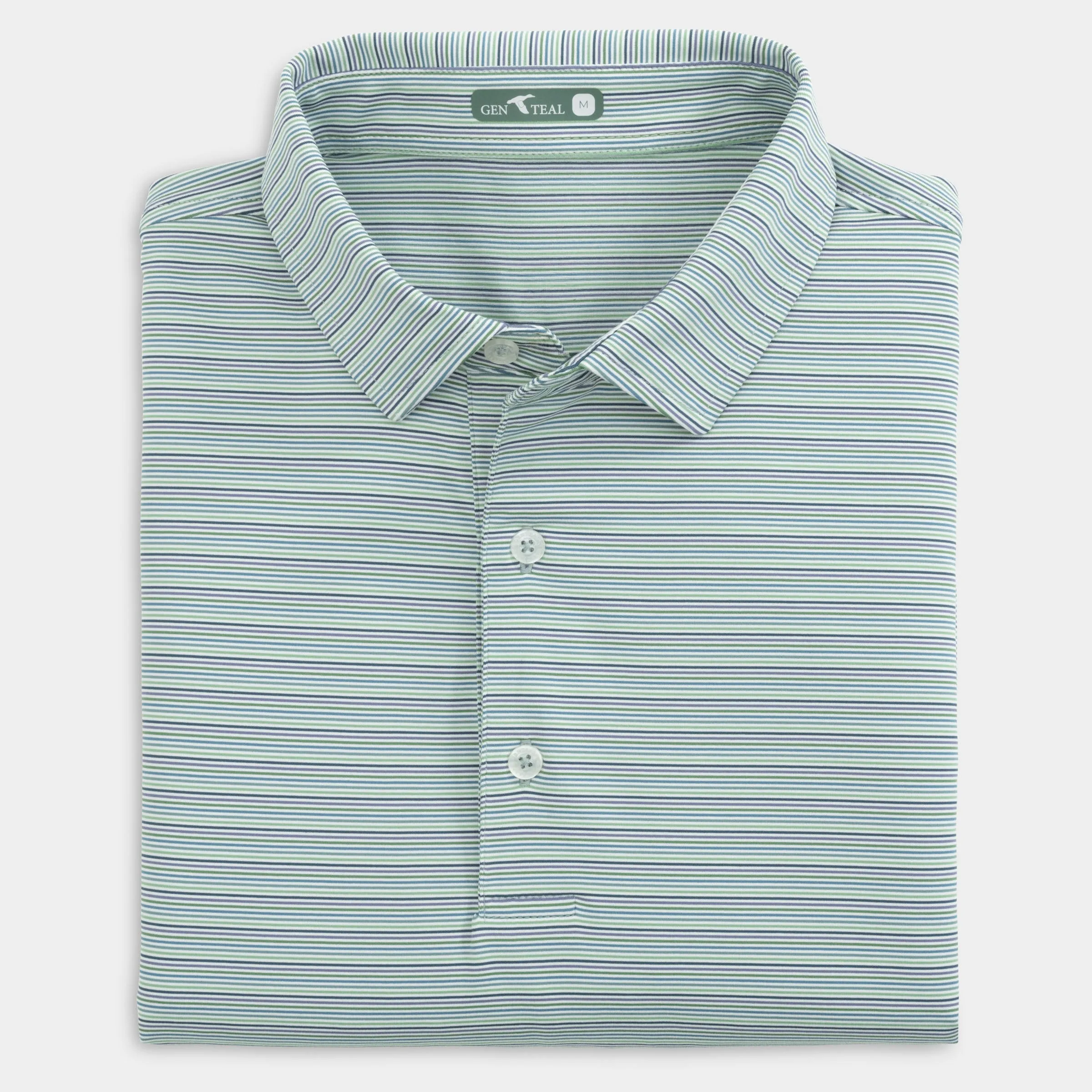 Multipinstripe Performance Polo