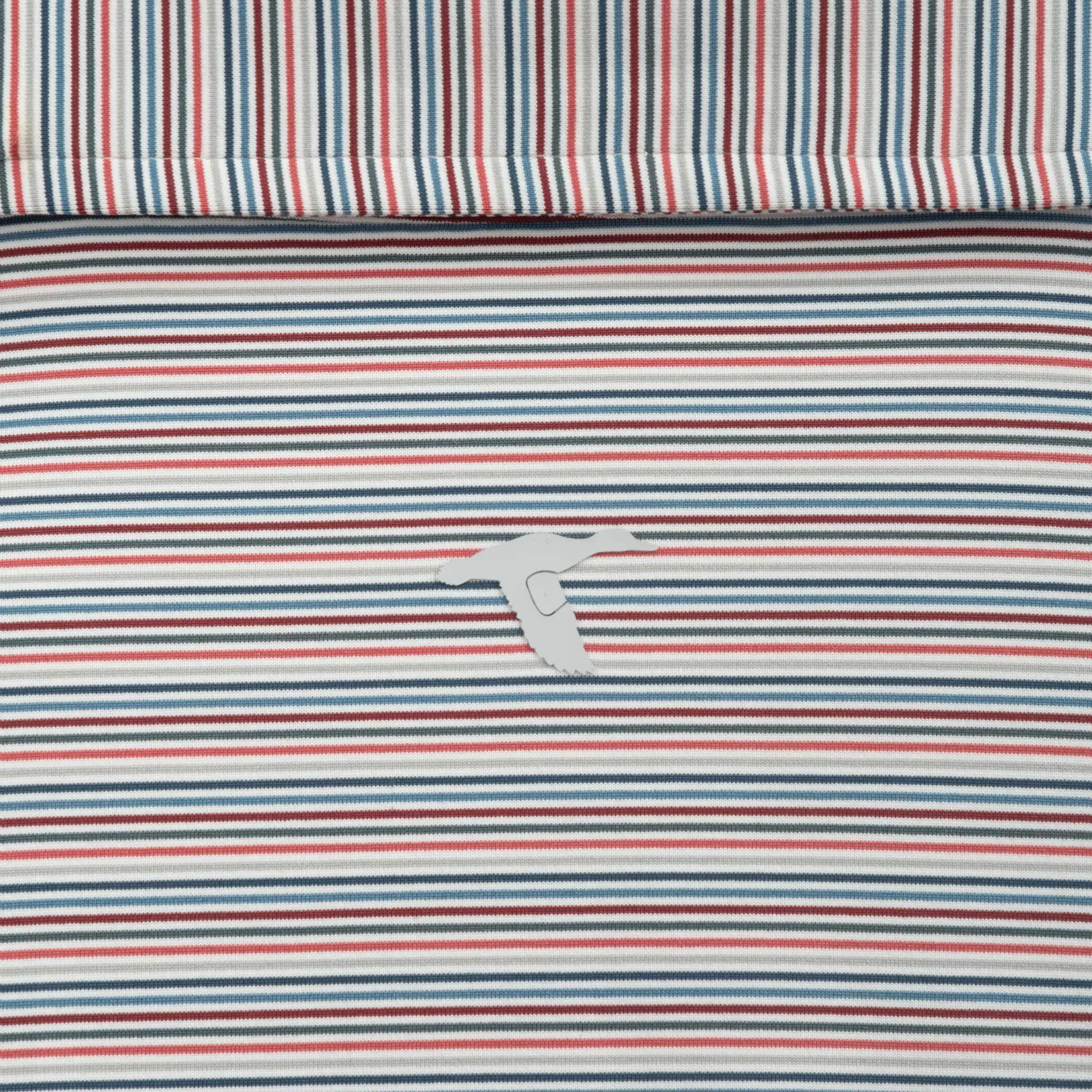Multipinstripe Performance Polo