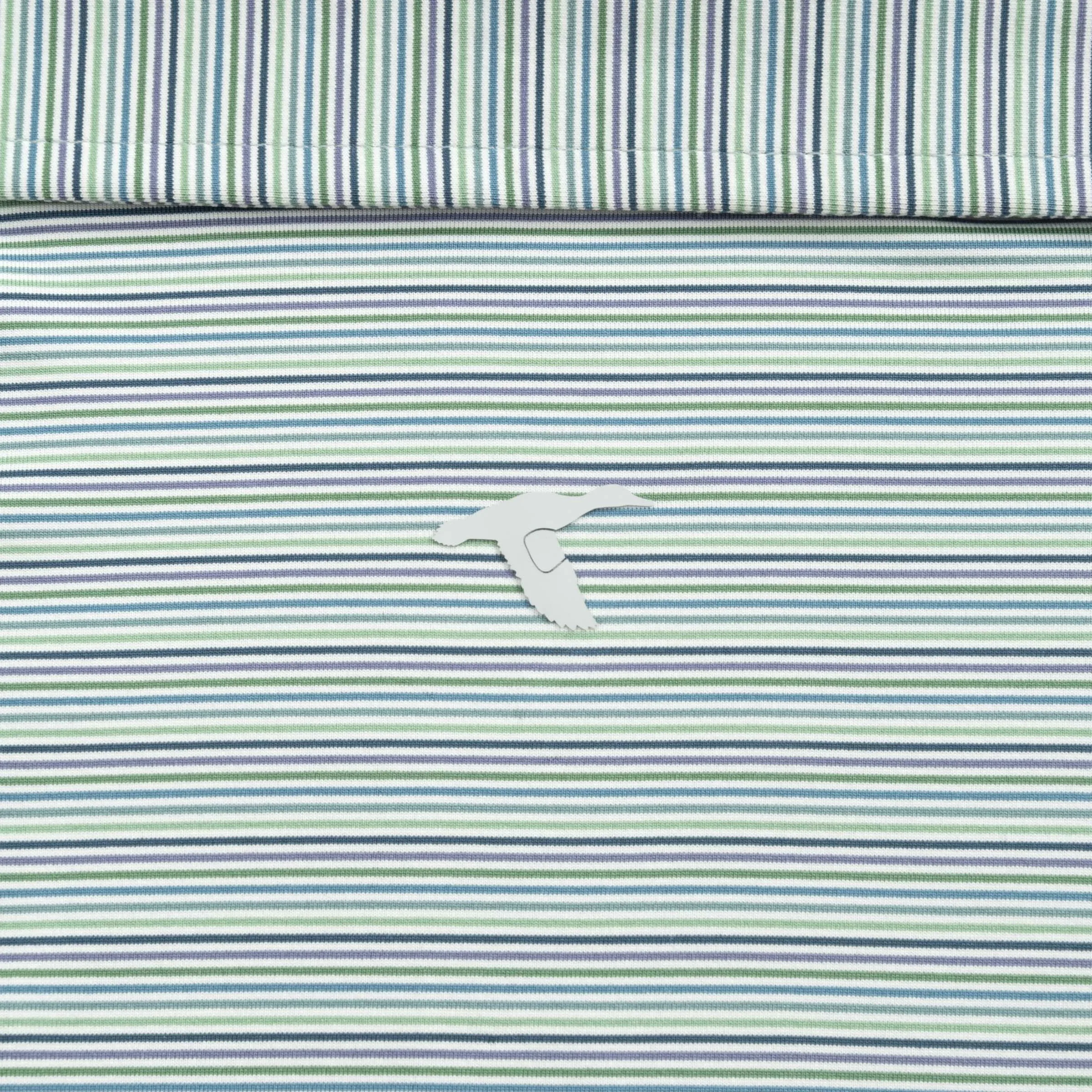 Multipinstripe Performance Polo