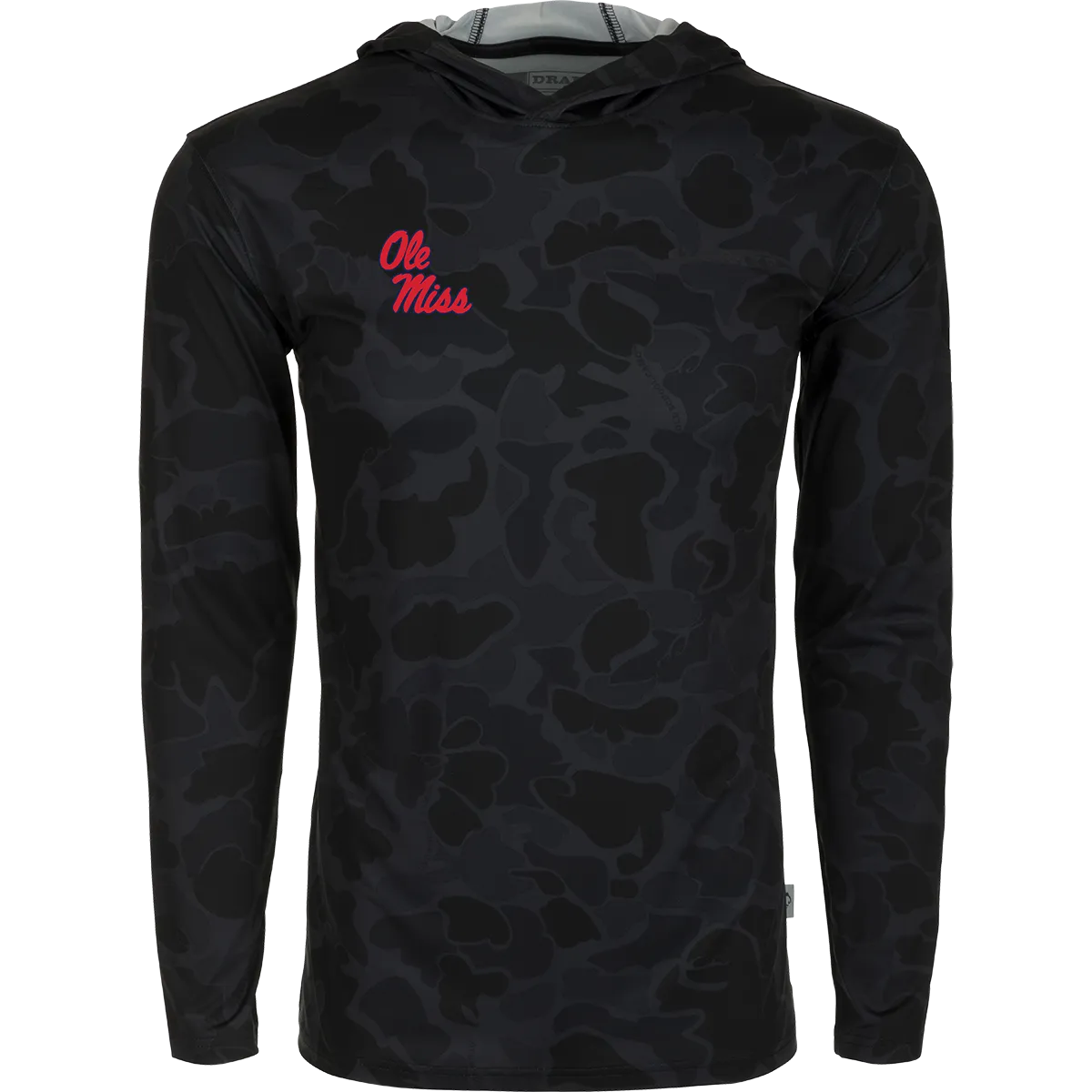 Ole Miss Performance Long Sleeve Camo Hoodie