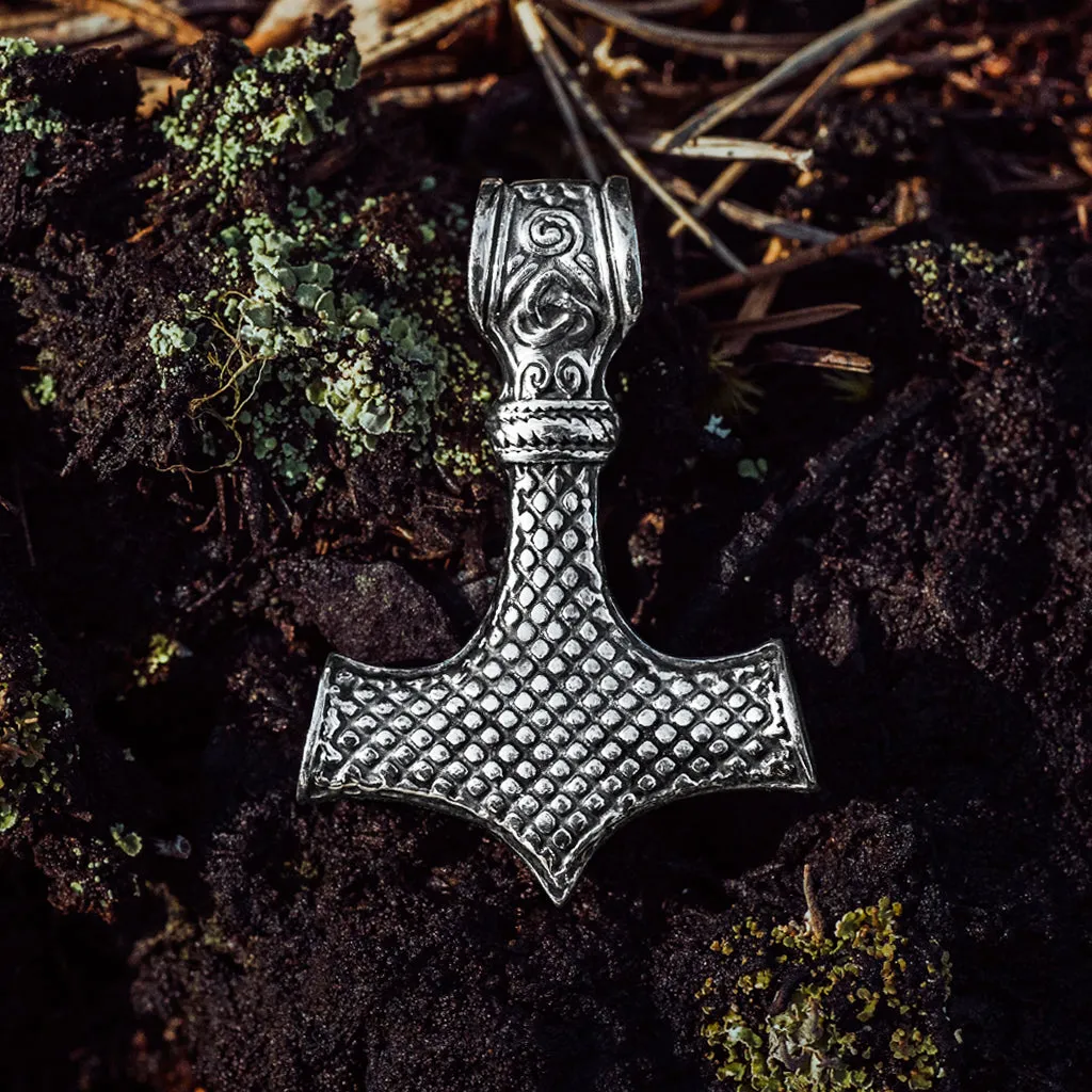 Ornament Thor's Hammer, Silver