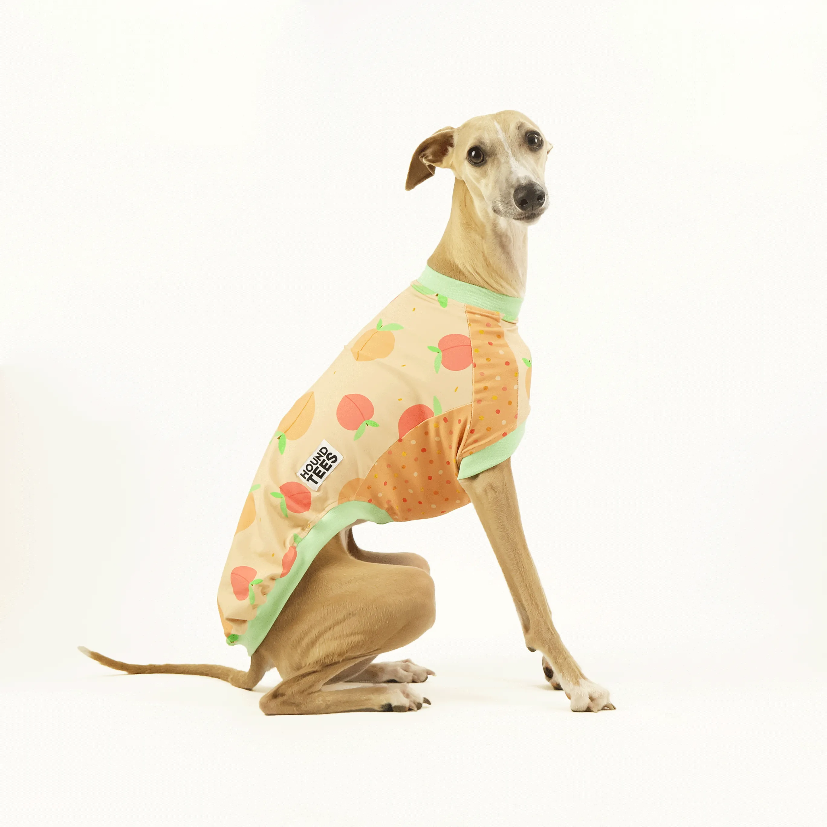 Peaches Whippet Sleeveless Hound-Tee