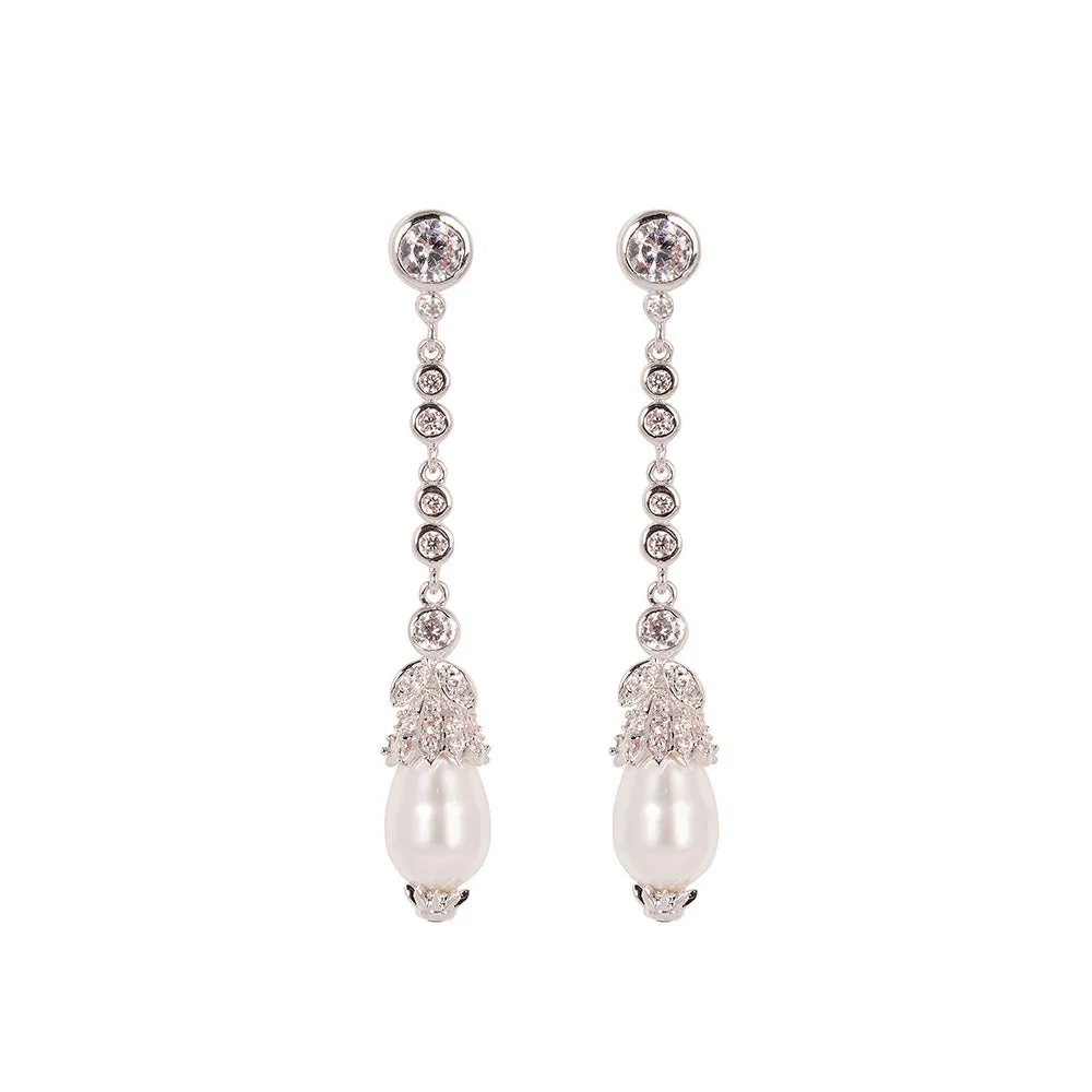 Peacock Pearl Earrings