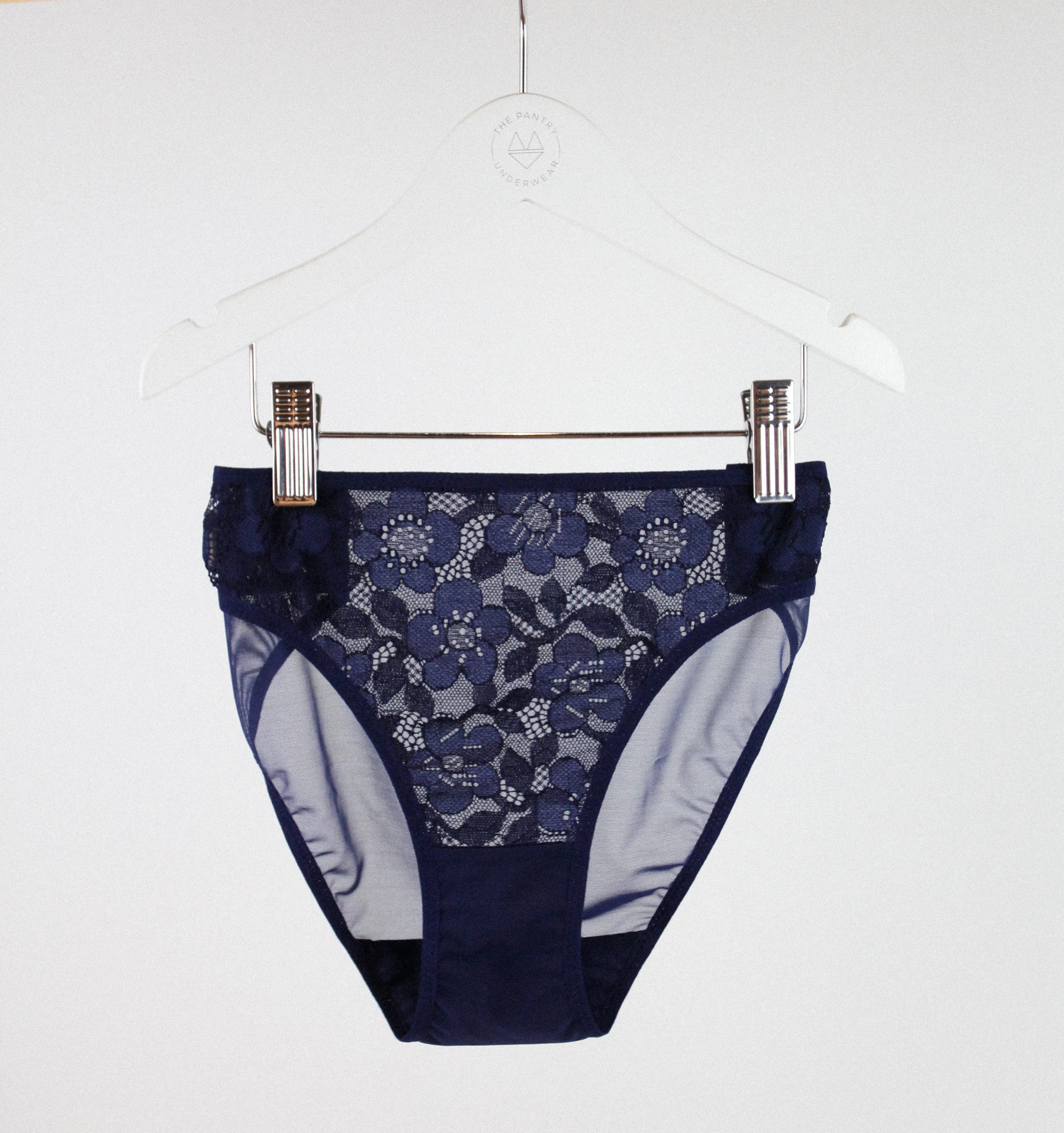 Petal lace brief [Night Sky]