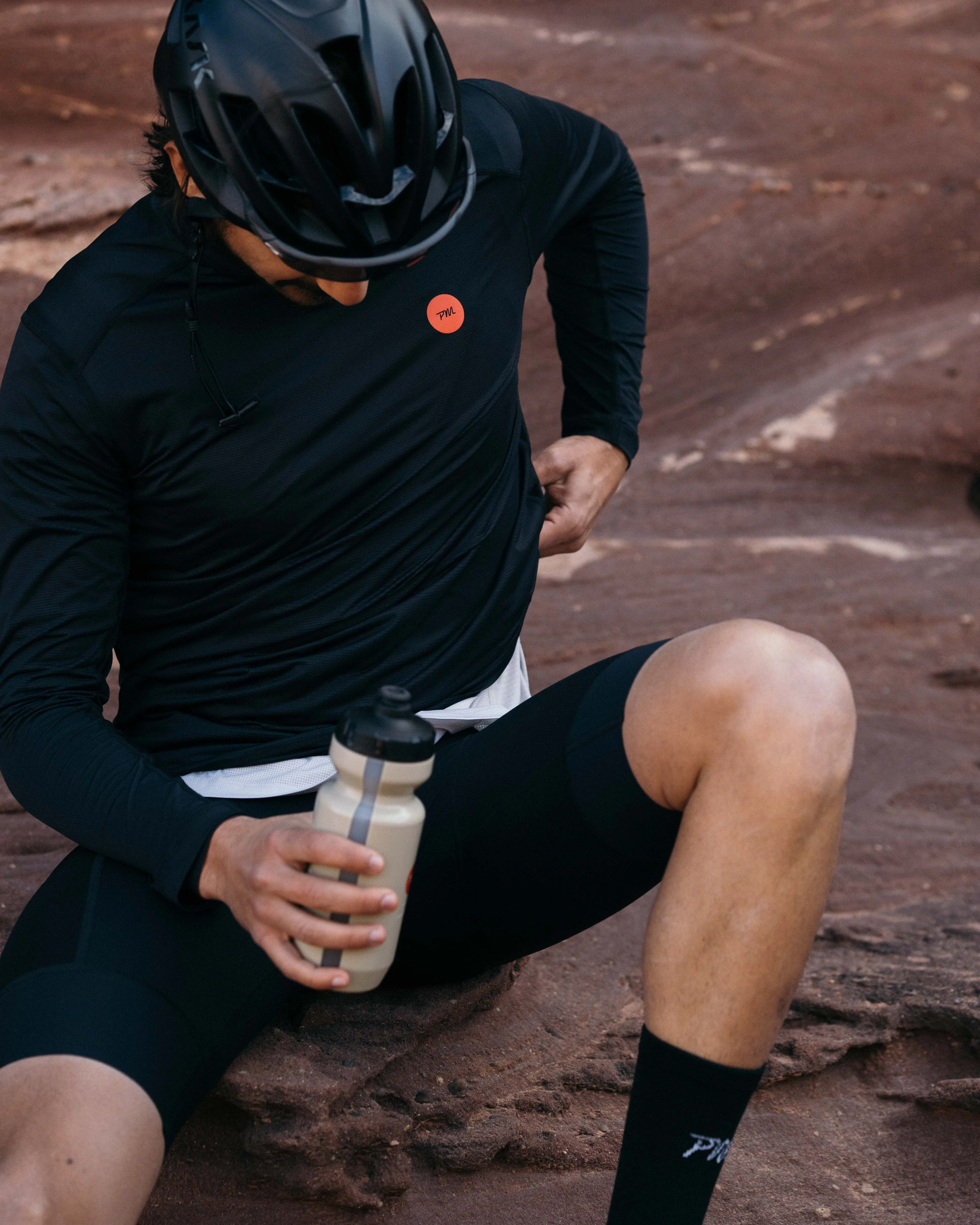 Pro Nomadic Long Sleeve Tech Tee - Black
