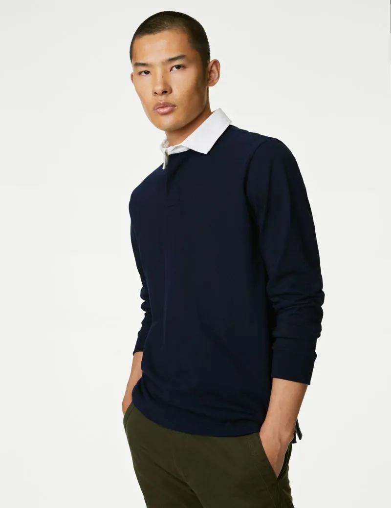 Pure Cotton Rugby Shirt