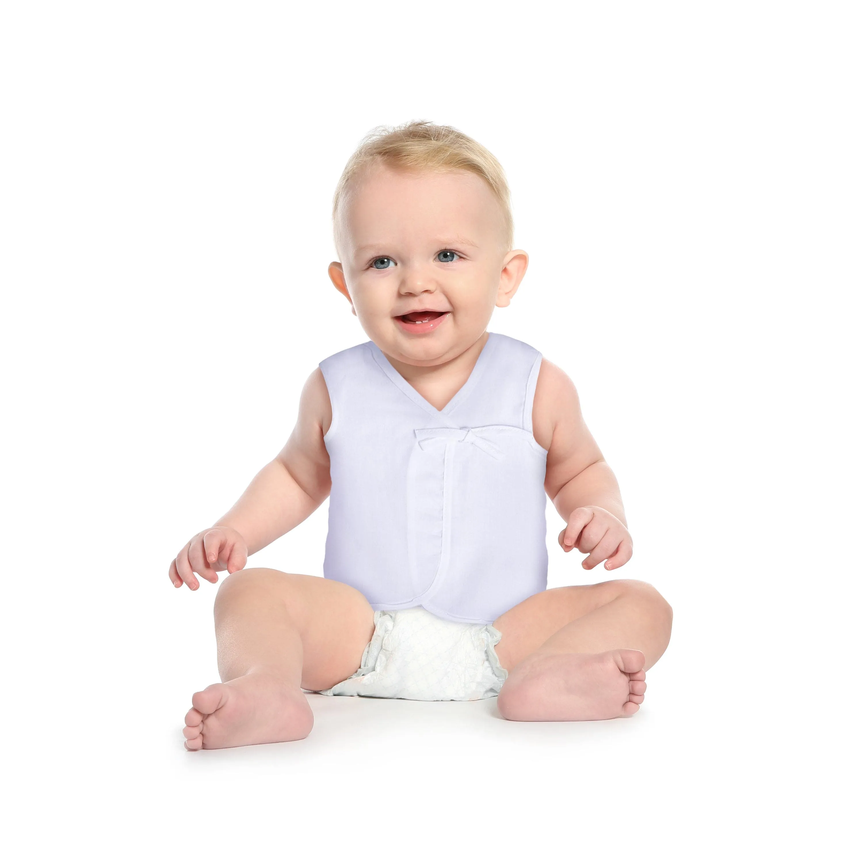 Pure White 3 Pk 100% Cotton Jhabla