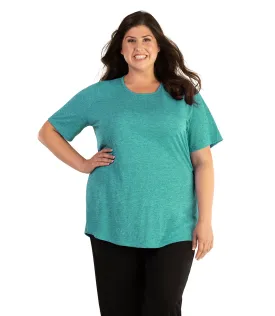 QuikLite Scoop Neck Short Sleeve Top Limited Edition Colors - FINAL SALE