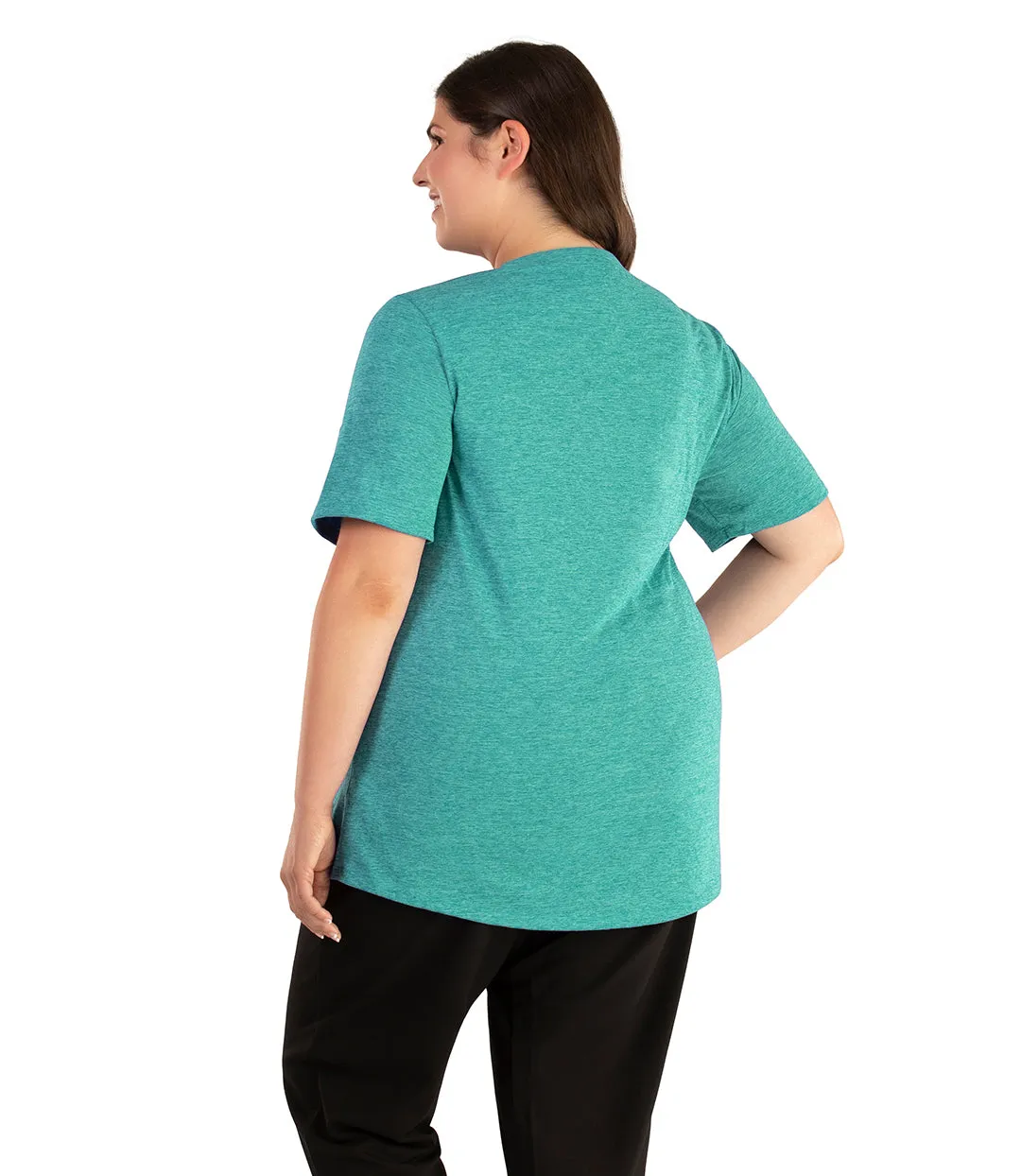 QuikLite Scoop Neck Short Sleeve Top Limited Edition Colors - FINAL SALE