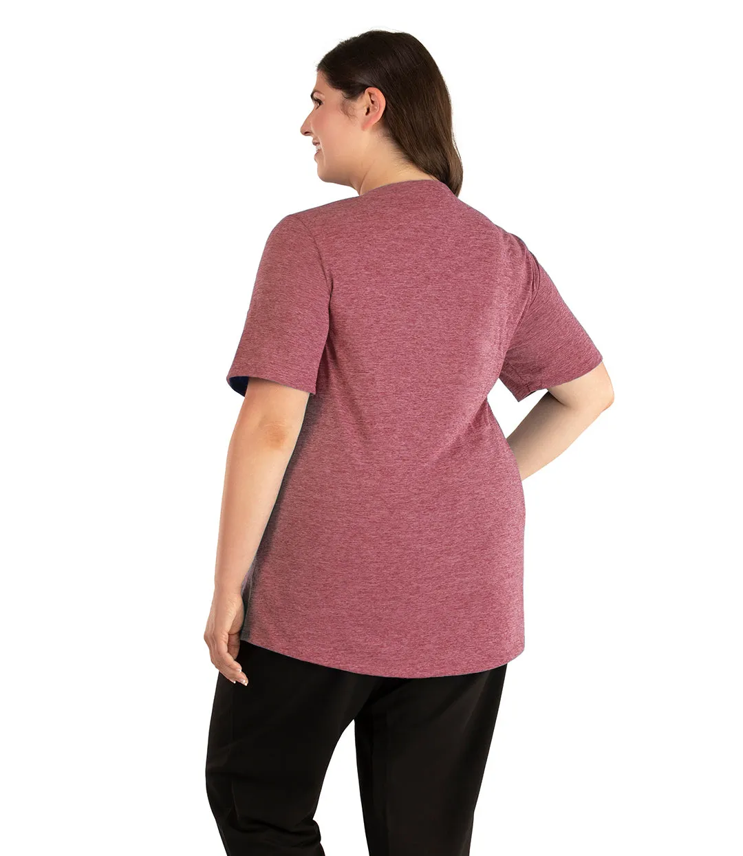 QuikLite Scoop Neck Short Sleeve Top Limited Edition Colors - FINAL SALE