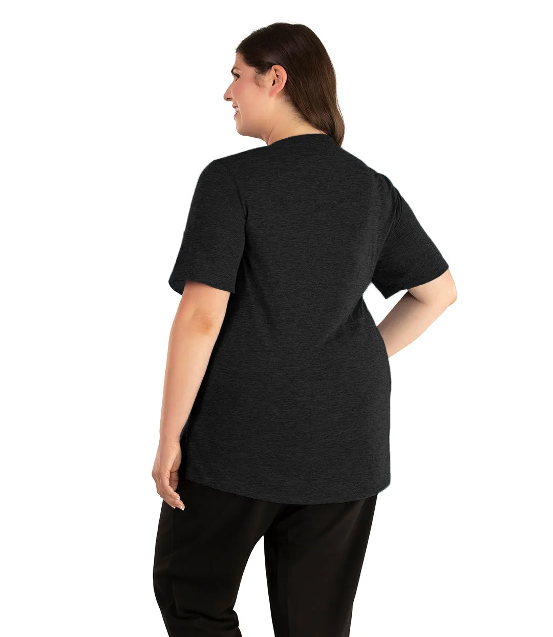 QuikLite Scoop Neck Short Sleeve Top Limited Edition Colors - FINAL SALE