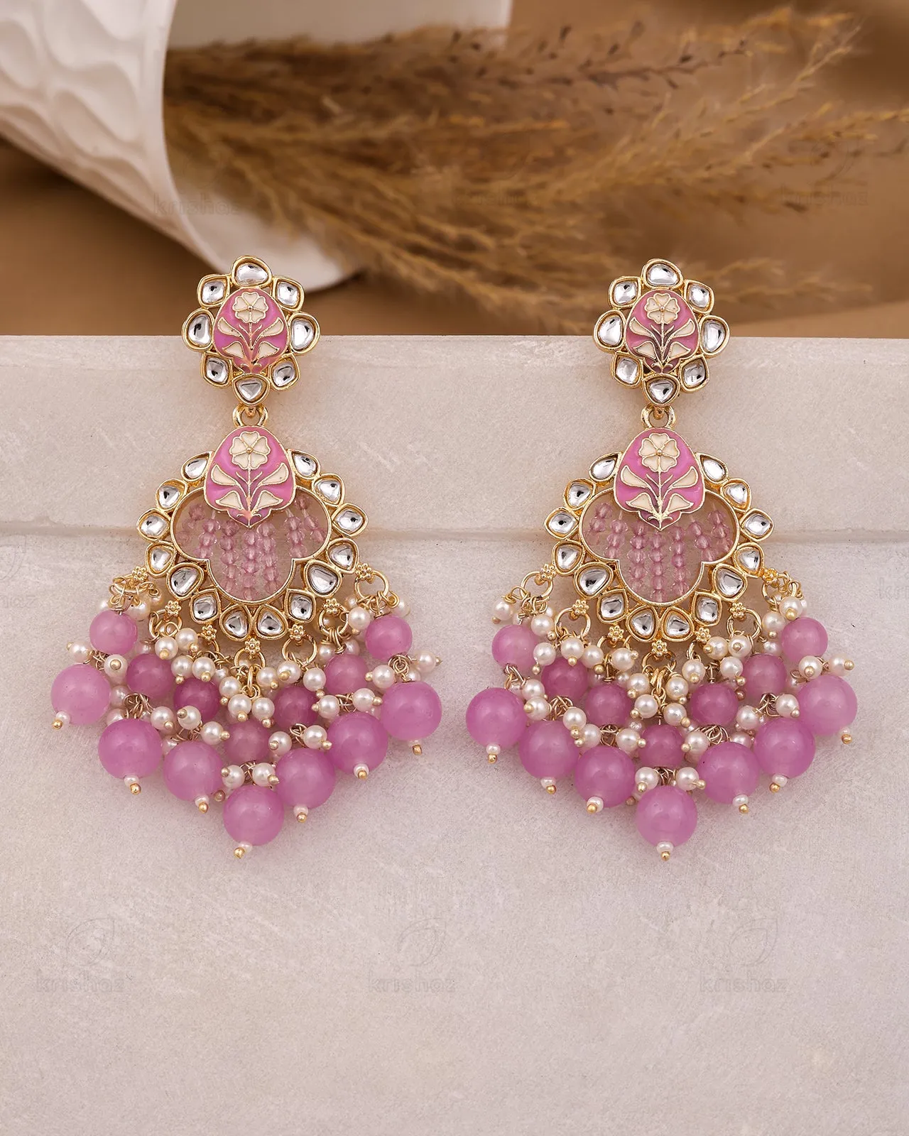 Radha Kundan Danglers