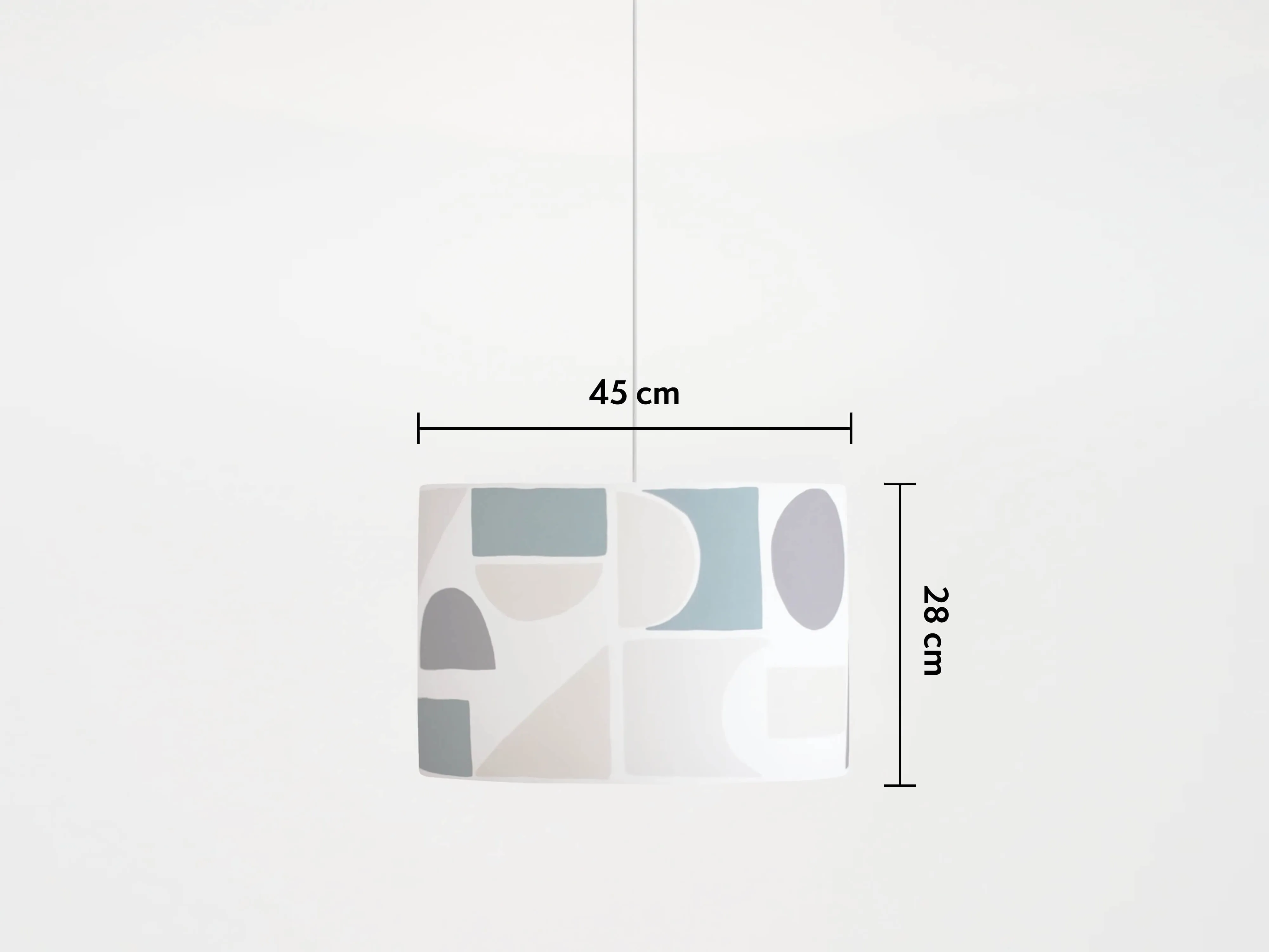 Sand large tiles printed shade