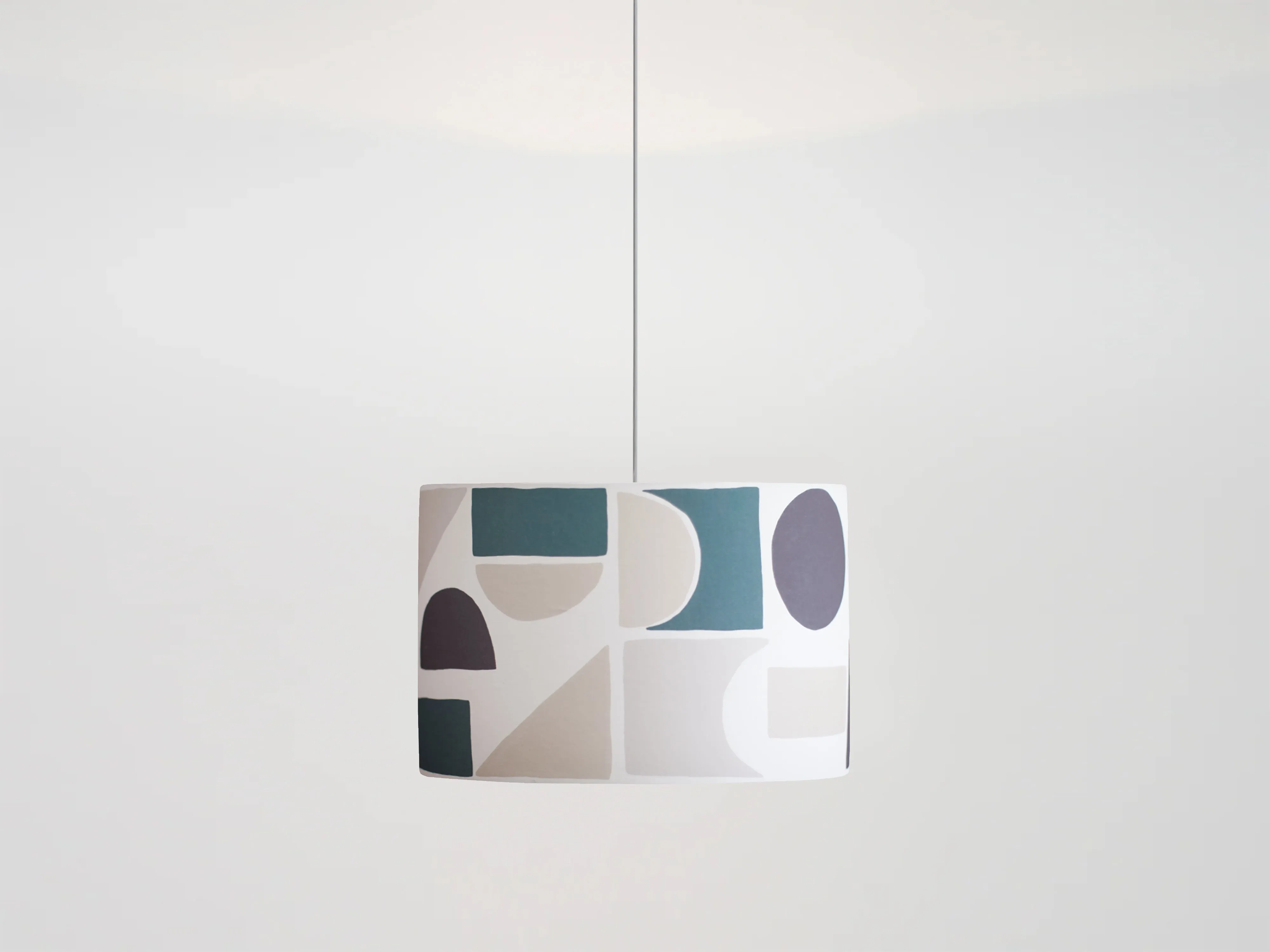Sand large tiles printed shade
