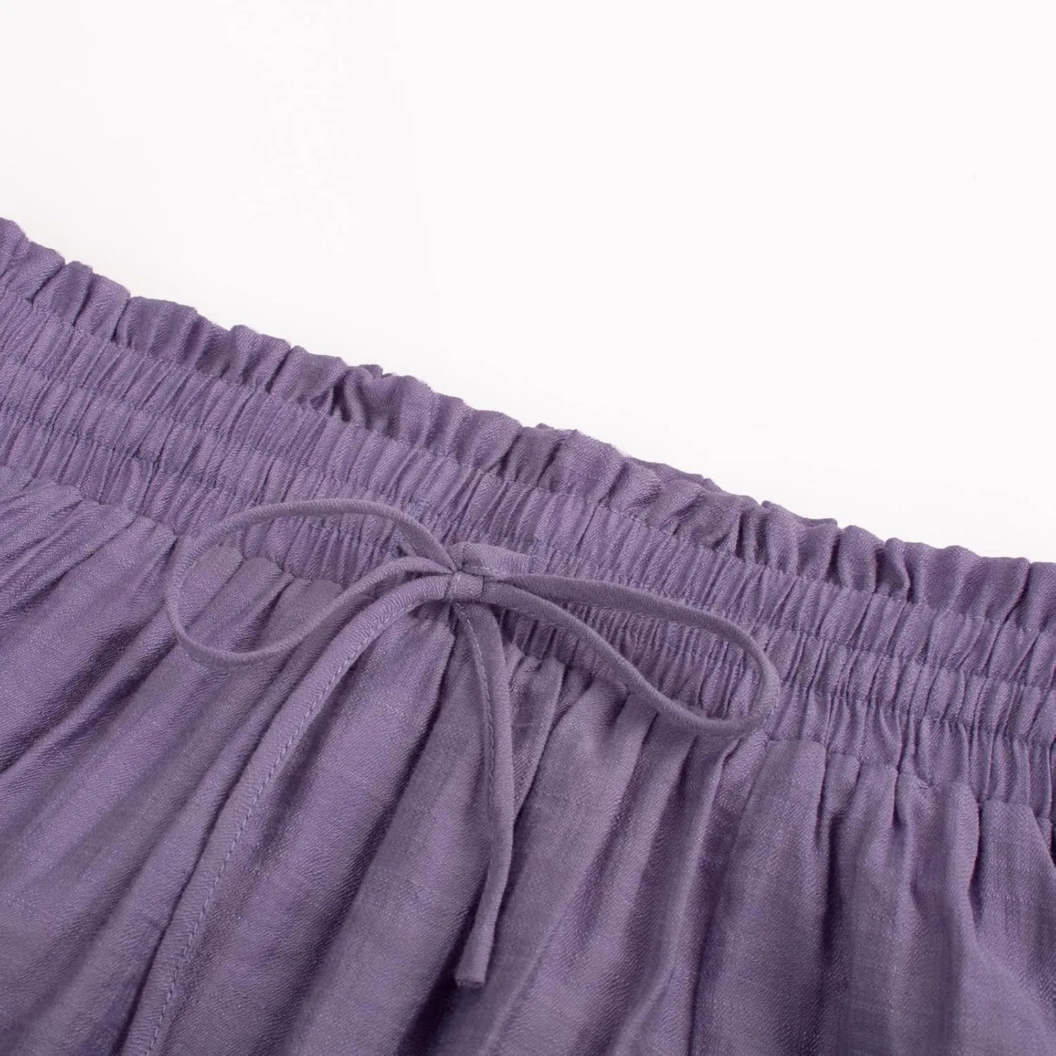 Scarlet Darkness Renaissance Midi Skirt Asymmetrical Ruffle Summer Flowy Skirt with Pockets