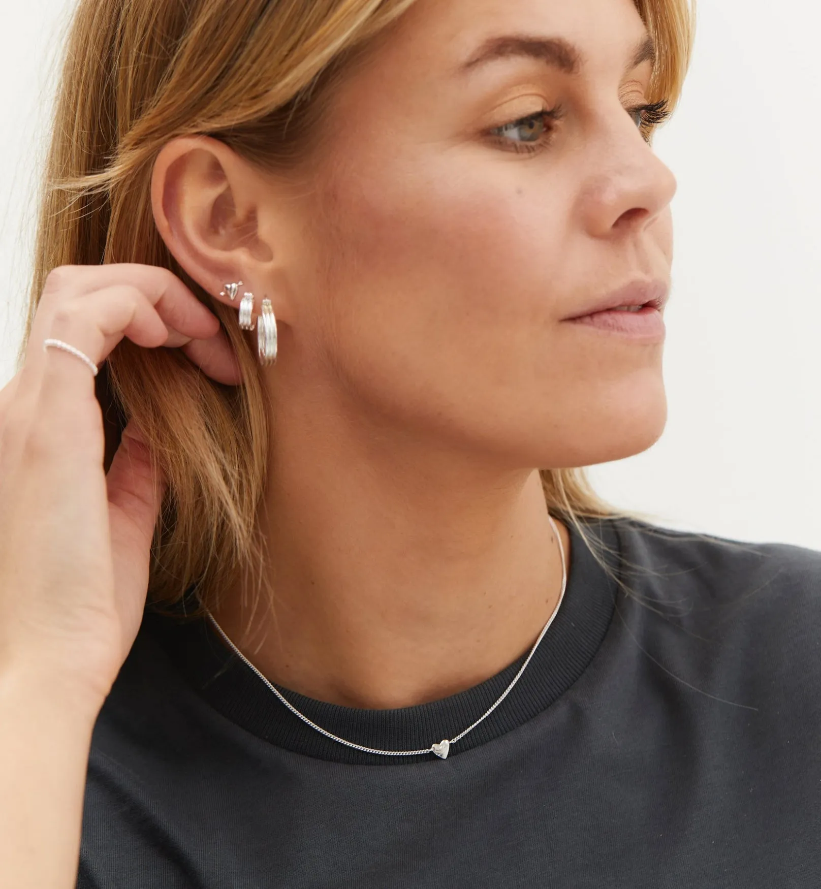 Single Cupid Stud Earring