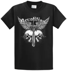 Skulls Revolution Printed Tee Shirt