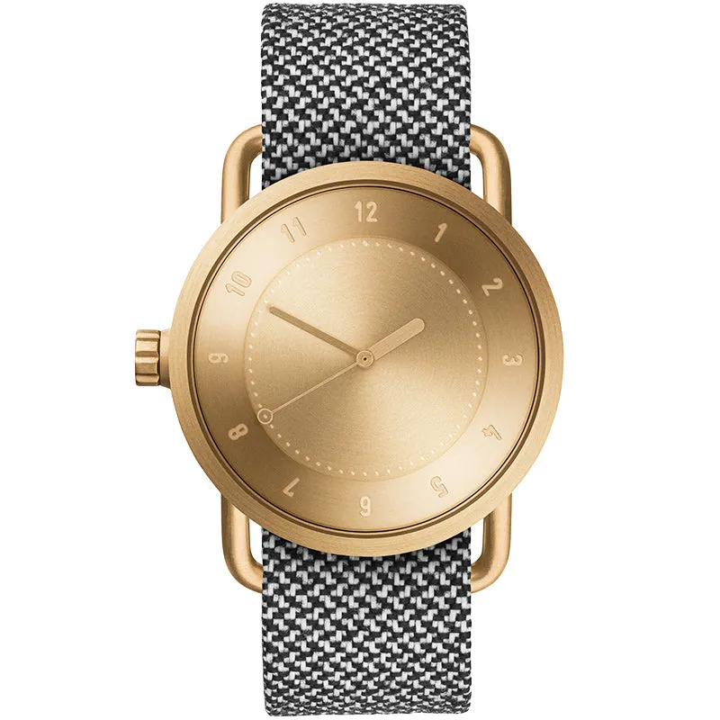 TID No.1 Gold Dial / Tan Leather Strap / Gold Buckle