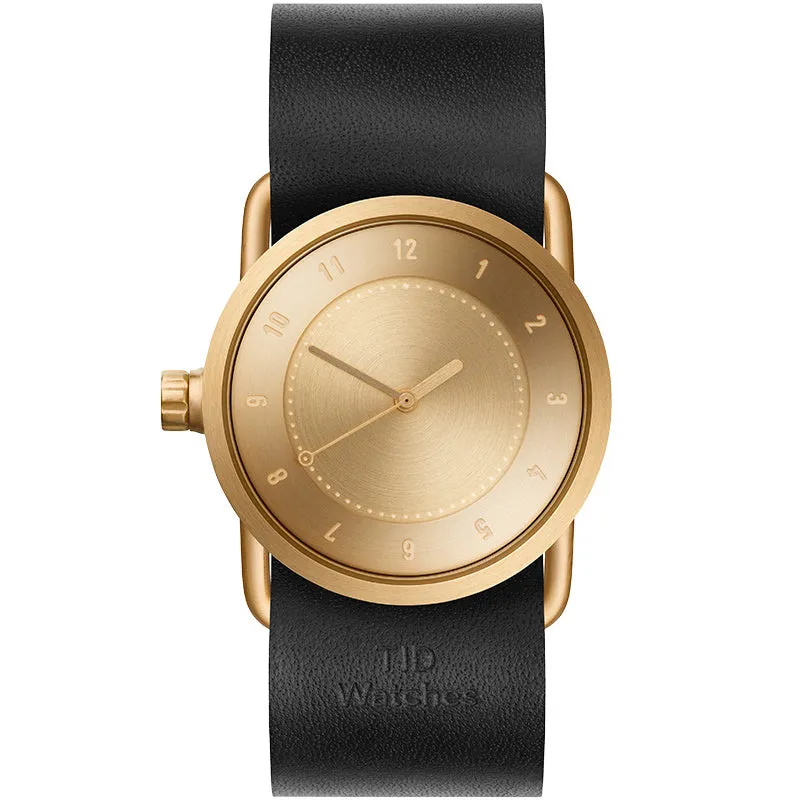 TID No.1 Gold Dial / Tan Leather Strap / Gold Buckle