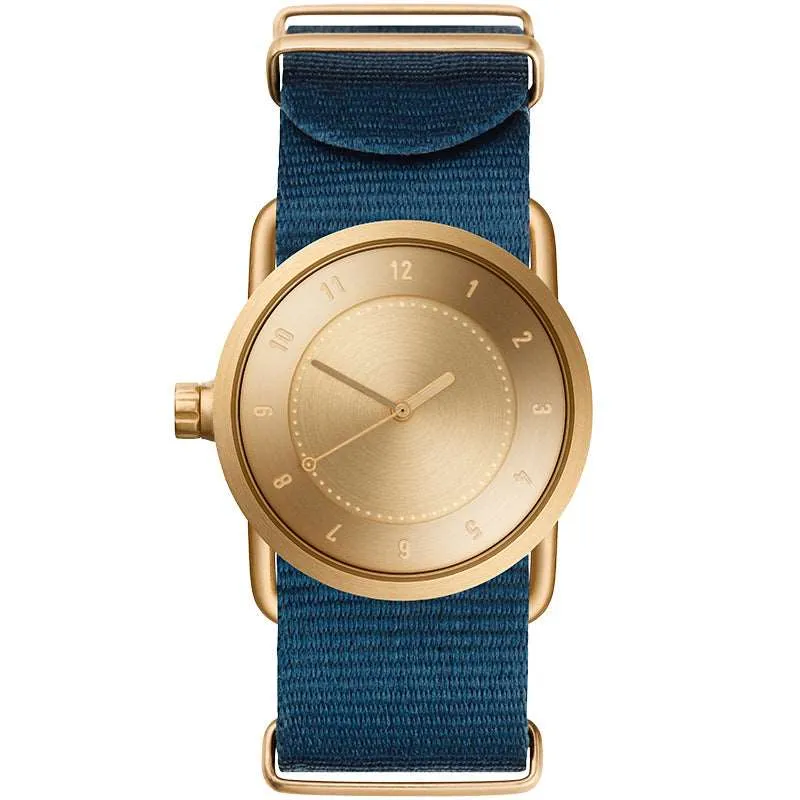 TID No.1 Gold Dial / Tan Leather Strap / Gold Buckle
